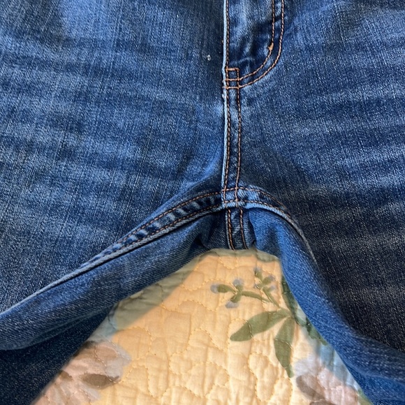 Free People Distressed Denim Cropped Skinny Jeans Size 28 - Picture 10 of 15